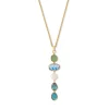 The Met Store Necklaces*Ancient Mixed Motifs Glass Pendant Drop Necklace