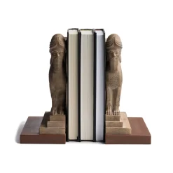 The Met Store Sculpture|Decorative Accents*Assyrian Palace Guard Bookends