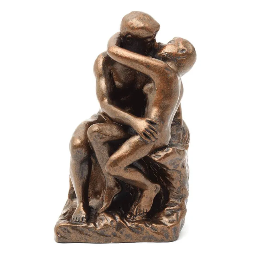 The Met Store Sculpture*Auguste Rodin: The Kiss Bronze-Toned Sculpture