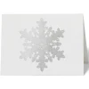 The Met Store Holiday Cards*Bentley: Snow Crystal Fine Holiday Cards with Lined Envelopes and Foil Seals