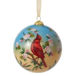 The Met Store Ornaments*Birds of America Hand-Painted Glass Ornament Set