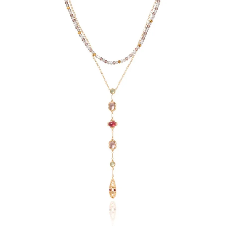 The Met Store Necklaces*Cascading Gems Y-Necklace