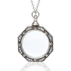 The Met Store Necklaces*Celestial Octagonal Magnifier Pendant Necklace