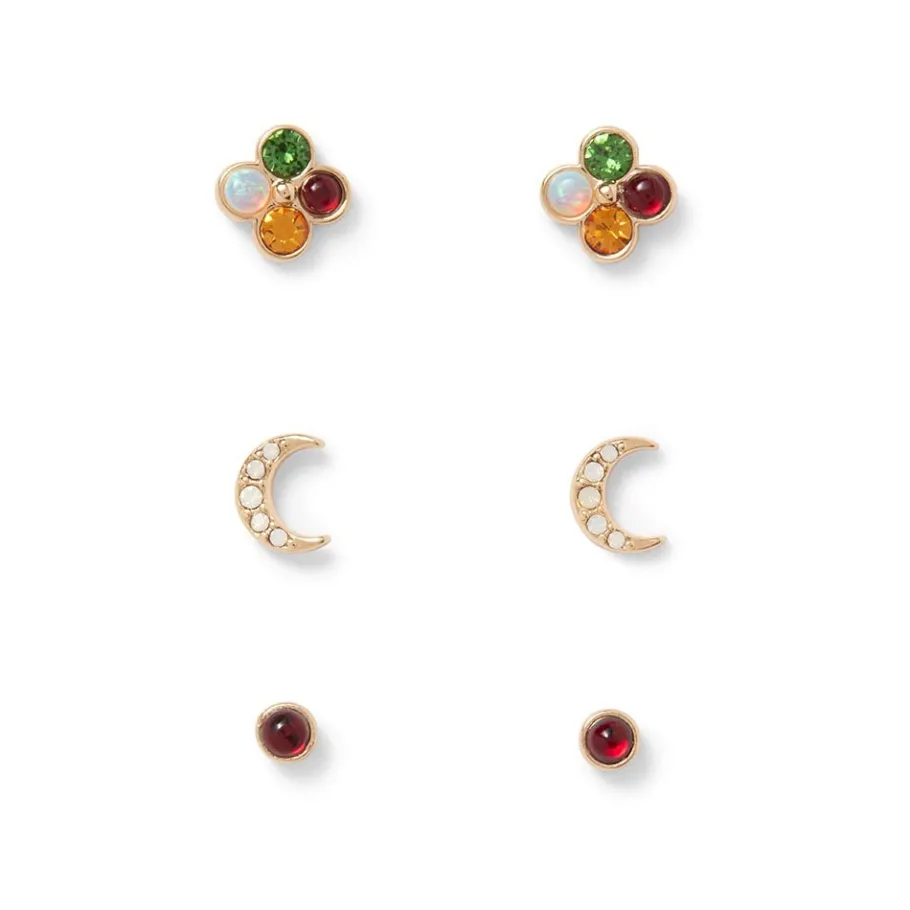 The Met Store Earrings*Celestial Symbols Stellar Stud Earrings Set
