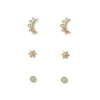 The Met Store Earrings*Celestial Symbols Stud Earrings Set