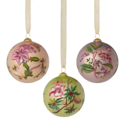 The Met Store Ornaments*Chelsea Botanicals Hand-Painted Glass Ornament Set