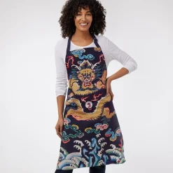 The Met Store Tableware*Chinese Dragon Rank Badge Apron