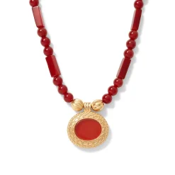 The Met Store Necklaces*Classical Carnelian Pendant Necklace