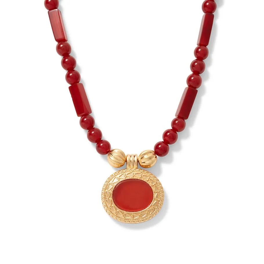 The Met Store Necklaces*Classical Carnelian Pendant Necklace