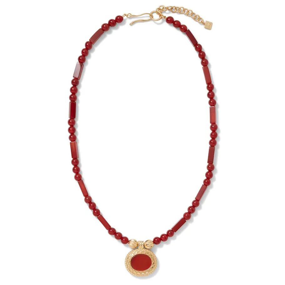 The Met Store Necklaces*Classical Carnelian Pendant Necklace