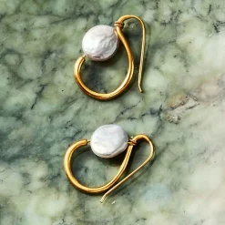 The Met Store Earrings*Coin Pearl Earrings
