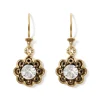 The Met Store Earrings*Crystal Rosette Drop Earrings