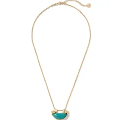 The Met Store Necklaces*Cypriot Jade Crescent Pendant Necklace