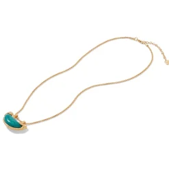 The Met Store Necklaces*Cypriot Jade Crescent Pendant Necklace