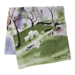 The Met Store Scarves & Wraps*Dehn Spring in Central Park Square Silk Scarf