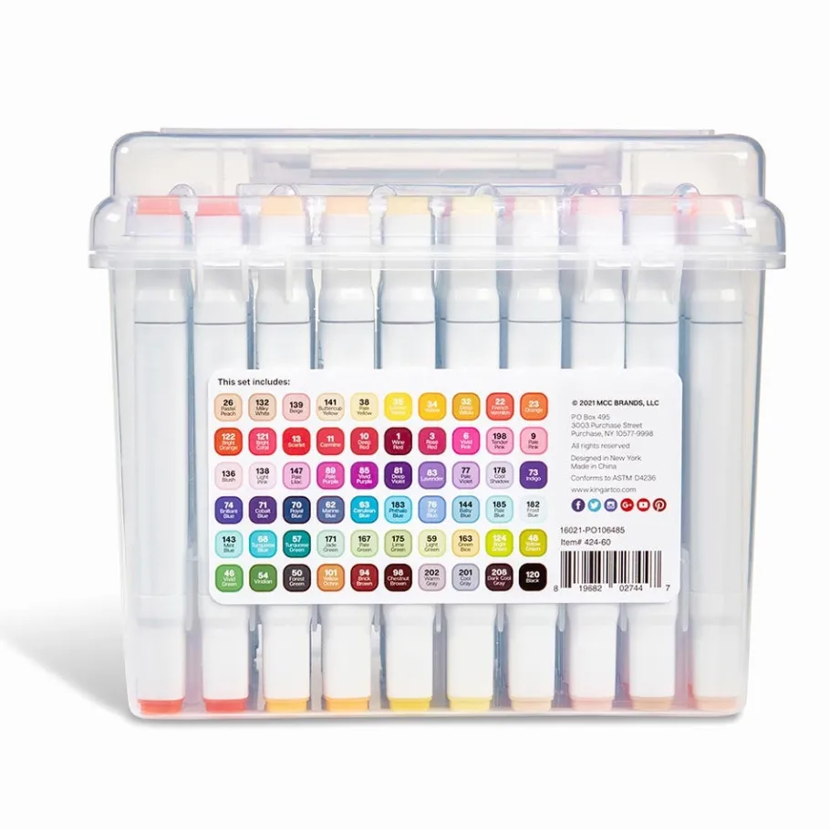 The Met Store Art Supplies & Easels*Double-Ended Art Marker Set
