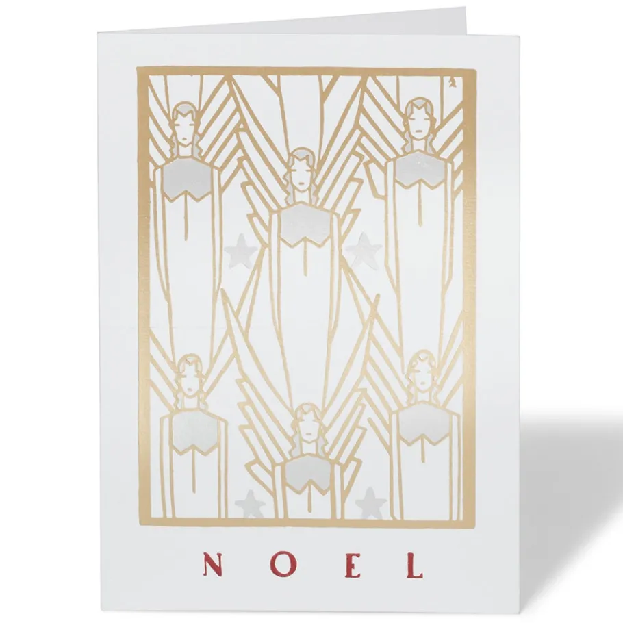 The Met Store Holiday Cards*Drevenstedt: Noel Fine Holiday Cards with Lined Envelopes and Foil Seals