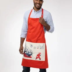 The Met Store Tableware*Earle Santa and Deer Apron with Pocket