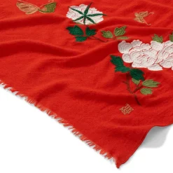 The Met Store Scarves & Wraps*Edo Blossoms and Butterflies Embroidered Shawl
