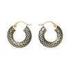 The Met Store Earrings*Egyptian Feather Hoop Earrings