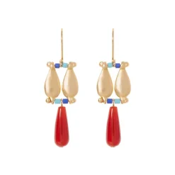 The Met Store Earrings*Egyptian Fringe Drop Earrings