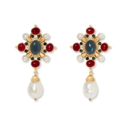 The Met Store Earrings*Ellen Jeweled Earrings