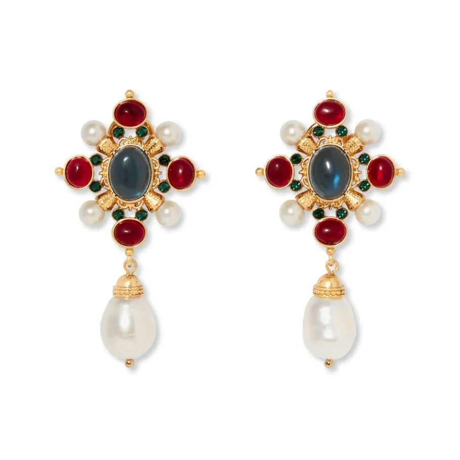 The Met Store Earrings*Ellen Jeweled Earrings