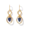 The Met Store Earrings*Etruscan Lapis Double-Drop Earrings
