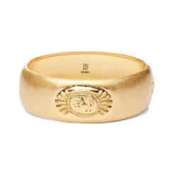 The Met Store Bracelets*Etruscan Lion Hinged Cuff Bracelet