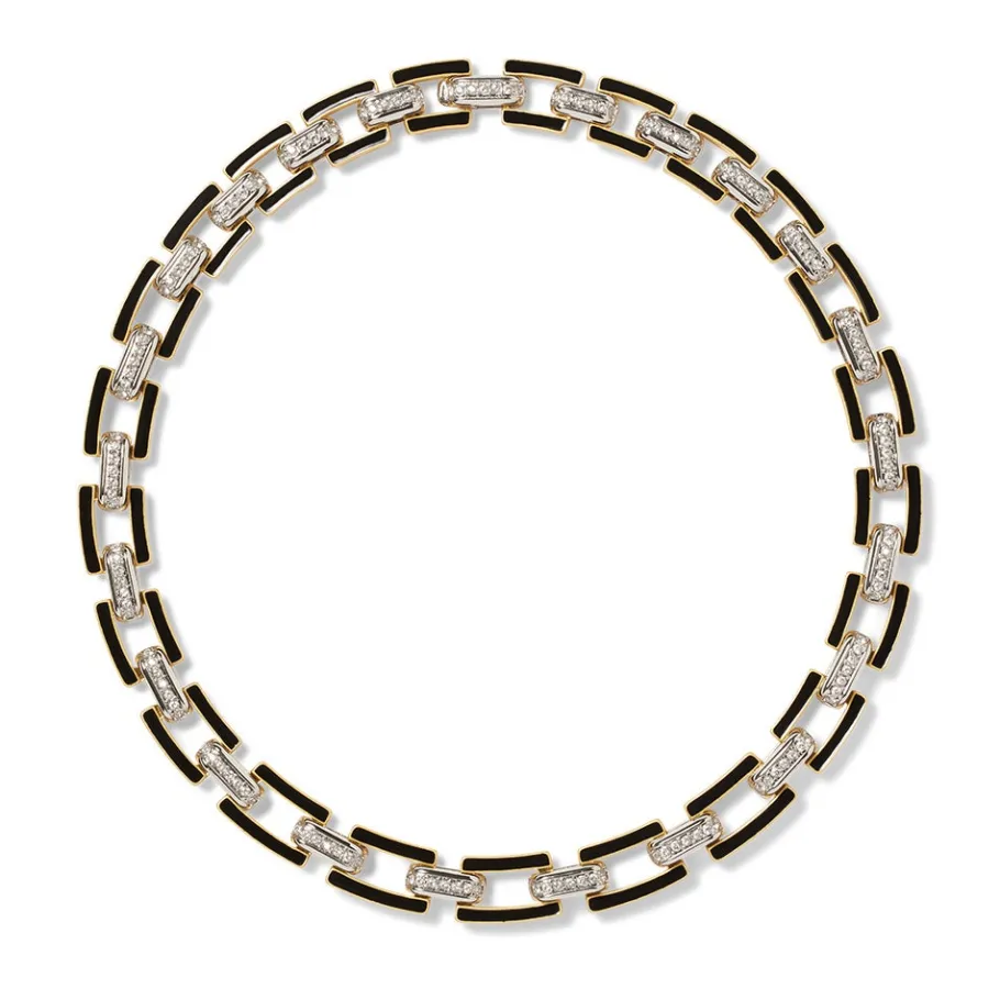 The Met Store Necklaces*European Buckle Enamel Collar Necklace