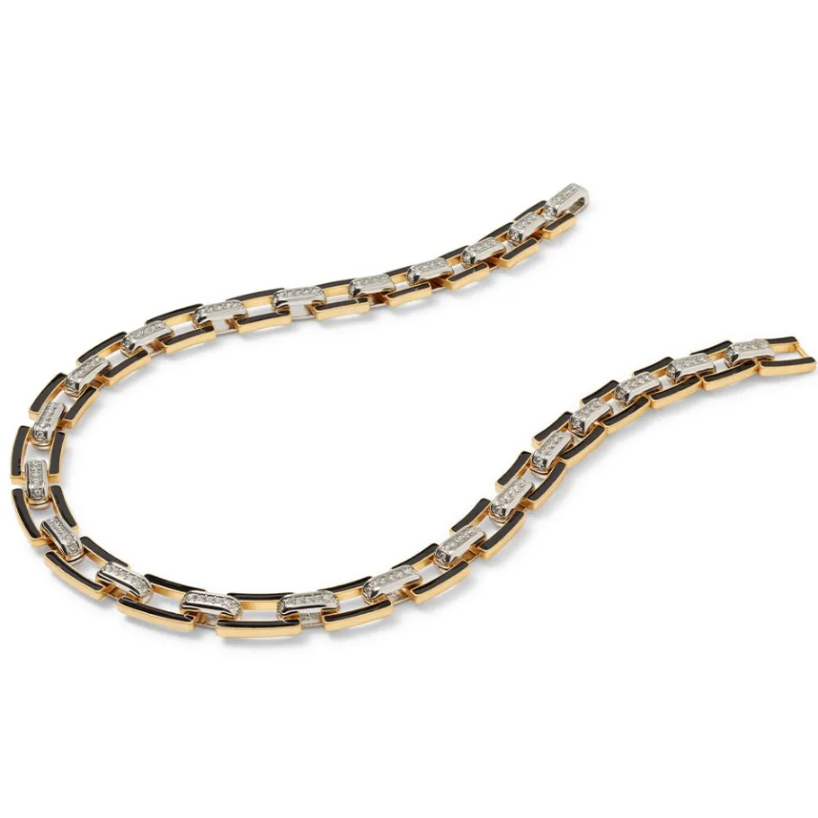 The Met Store Necklaces*European Buckle Enamel Collar Necklace