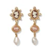 The Met Store Earrings*European Cameo Drop Earrings