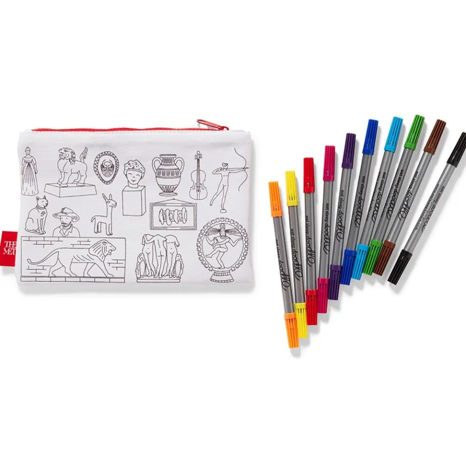 The Met Store Art Supplies & Easels*Favorite Galleries of The Met Color & Learn Washable Kids' Pencil Case