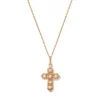The Met Store Necklaces*Filipino Pearl Cross Pendant Necklace