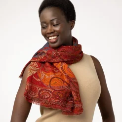 The Met Store Scarves & Wraps*Four Seasons Paisley Square Wool Scarf