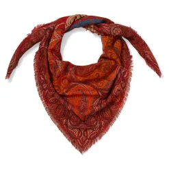 The Met Store Scarves & Wraps*Four Seasons Paisley Square Wool Scarf