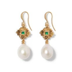 The Met Store Earrings*French Amor Double-Drop Earrings