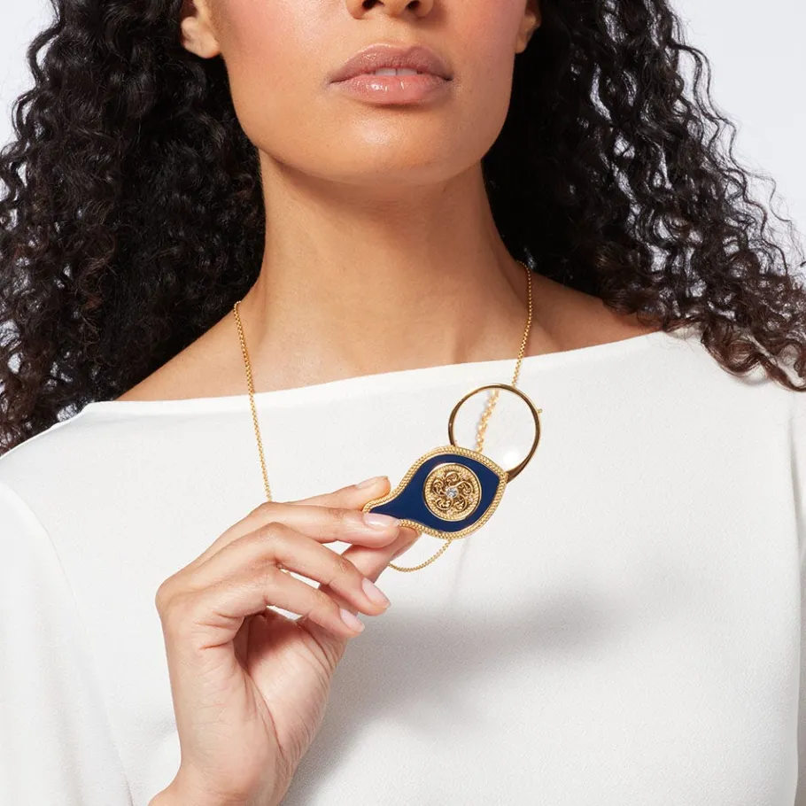 The Met Store Necklaces*French Loupe Magnifier Pendant Necklace