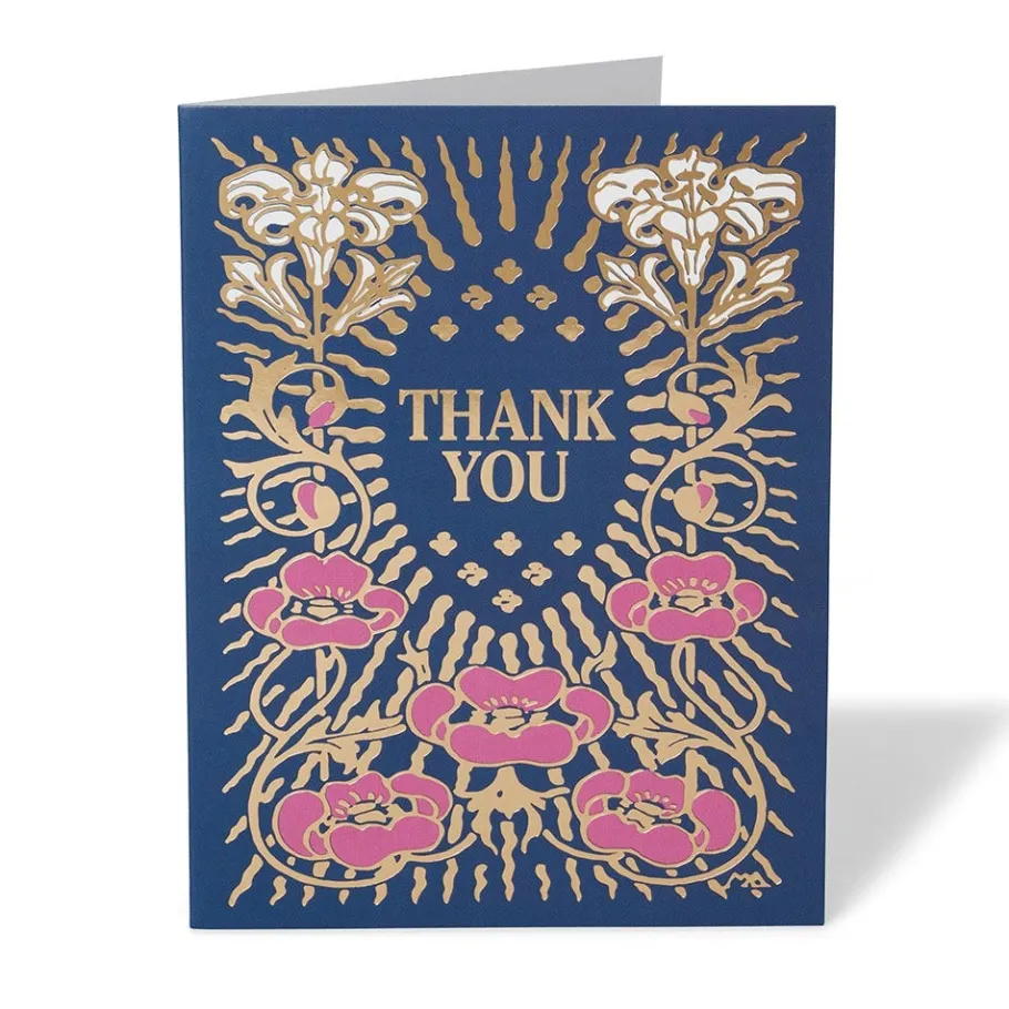 The Met Store Notecards & Correspondence*Gilded Book Covers Thank-You Cards