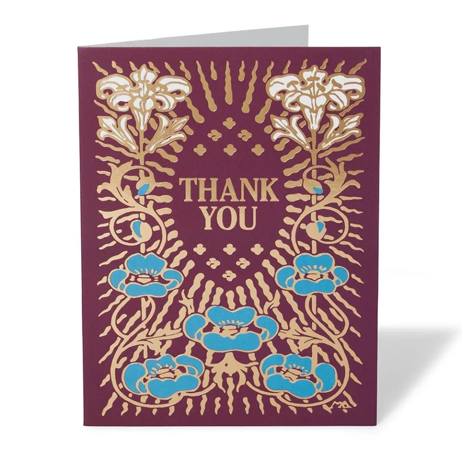 The Met Store Notecards & Correspondence*Gilded Book Covers Thank-You Cards