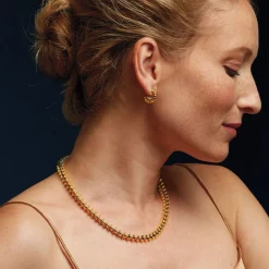 The Met Store Necklaces*Golden Disc Necklace