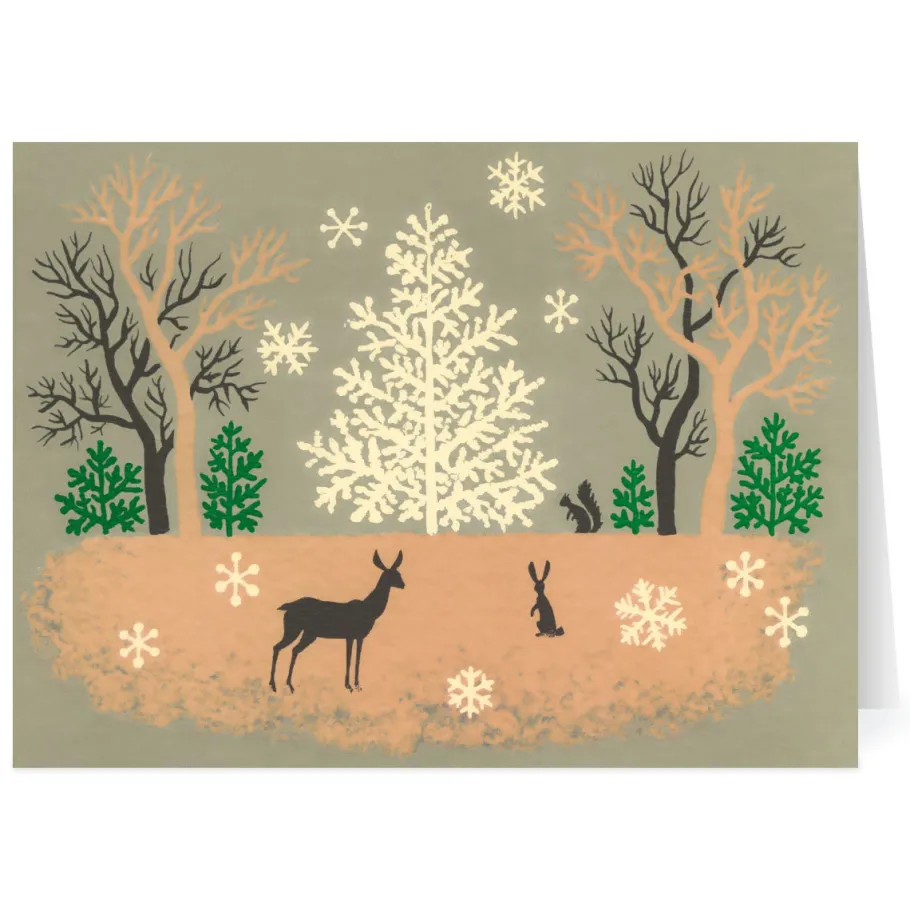 The Met Store Holiday Cards*Gordon: Deer and Rabbit Holiday Cards