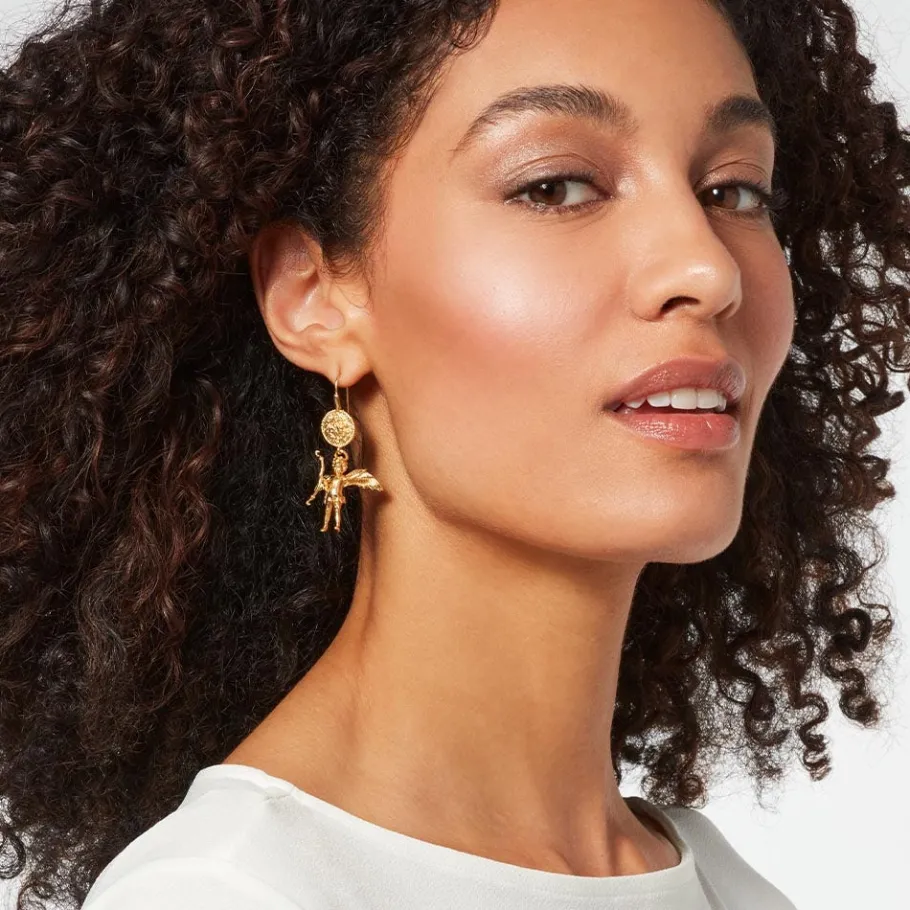 The Met Store Earrings*Greek Eros Drop Earrings