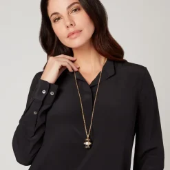 The Met Store Watches*Hand-Enameled Egg Pendant Watch