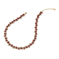 The Met Store Necklaces*Holly Berry Jade Statement Necklace