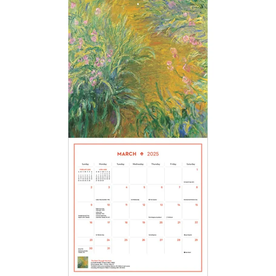 The Met Store Calendars*Impressionism and Post-Impressionism Wall Calendar 2025