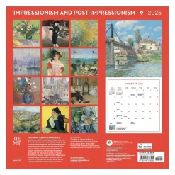 The Met Store Calendars*Impressionism and Post-Impressionism Wall Calendar 2025