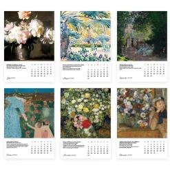 The Met Store Calendars*Impressionism Gardens Plexiglass Calendar Refill 2025