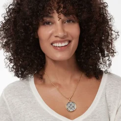 The Met Store Necklaces*Iznik Cintamani Enamel Pendant Necklace