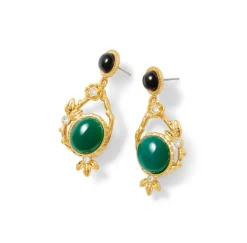 The Met Store Earrings*Japanese Imari Statement Drop Earrings